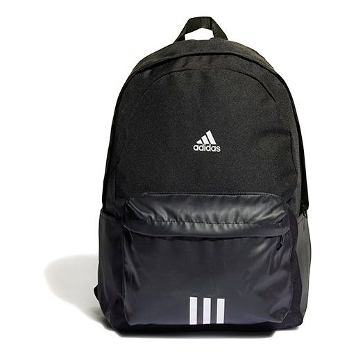 adidas Classic Sports Stripe Backpack Unisex Black HG0348