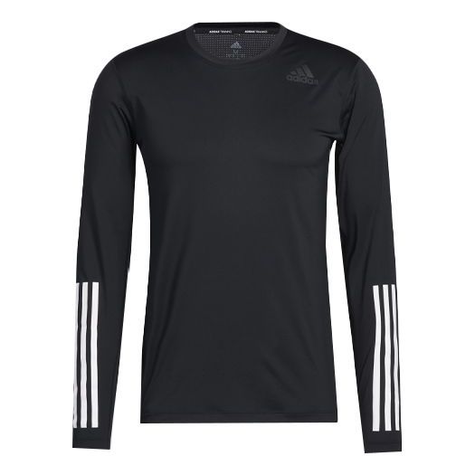 adidas Training Sports Round Neck Long Sleeves Black GL0459
