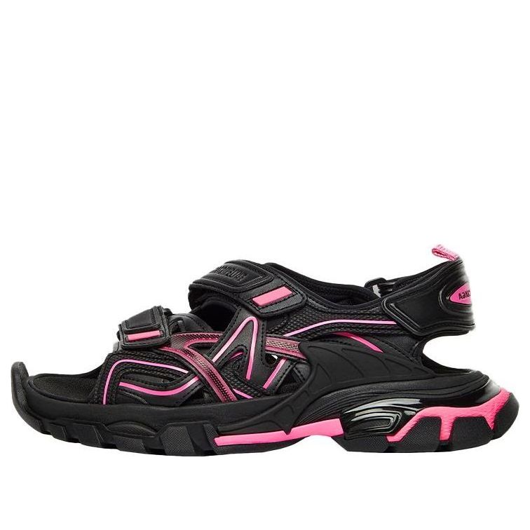 (WMNS) Balenciaga Track Sandal 'Black Pink' 617543W3AJ11050