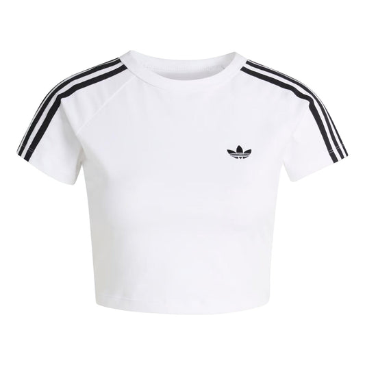 (WMNS) adidas SST Baby T-Shirt Asia Sizing 'Black White' KG3699