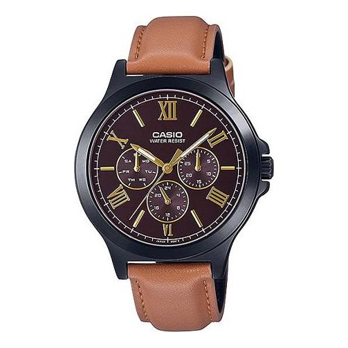 Casio Dress Classic Analog Watch 'Brown Black' MTP-V300BL-5A