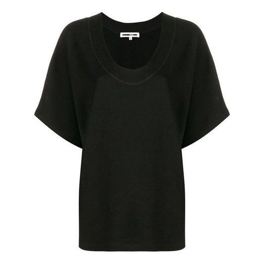 McQ Alexander McQueen Minimalistic Casual Round Neck Short Sleeve Black 545196-RMJ62-1000