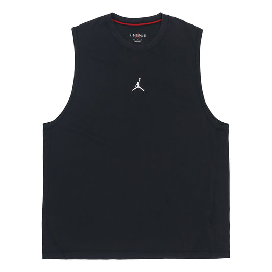 Air Jordan Casual Breathable Running Solid Color Sports Basketball Breathable Vest Black DM1828-010
