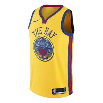 Nike Kevin Durant Nba City Ed Swingman Golden State Warriors Jersey Yellow 912101-729