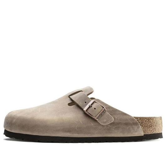 Birkenstock Boston Soft Footbed Regular 'Oiled Leather Tobacco Brown' 1018147