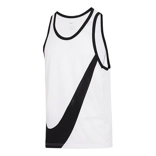 Nike Big Swoosh Training Quick Dry Breathable Sports Vest White DH7133-100