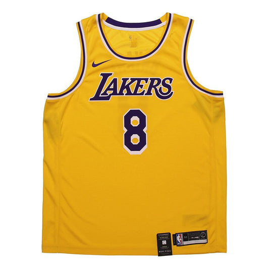Nike SW Fan Edition Lakers Kobe No. 8 Season Team limited NBA Jersey Basketball Jersey/Vest Yellow AV1229-728