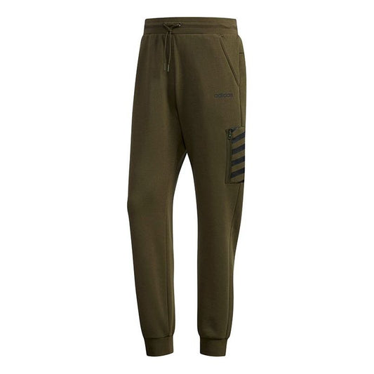 adidas neo M FAV TP CF Casual Sports Pants Green DW8191