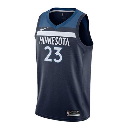 Nike Icon Edition NBA Sports Basketball Jersey Minnesota Timberwolves Butler No. 23 Large Deep Blue Dark blue 864491-425
