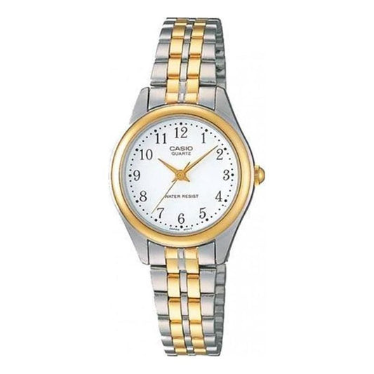 CASIO Female DRESS Japan / South Korea Fashion SilverGold Analog LTP-1129G-7BRDF