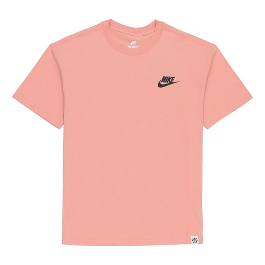 Men's Nike Back Avatar Printing Loose Casual Short Sleeve Light Madder Brown T-Shirt DQ1005-824