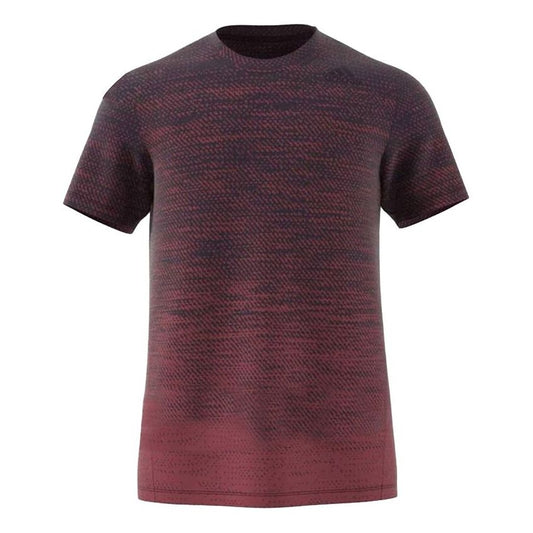 adidas Gradient Tee Sports Round Neck Short Sleeve Red GC8411