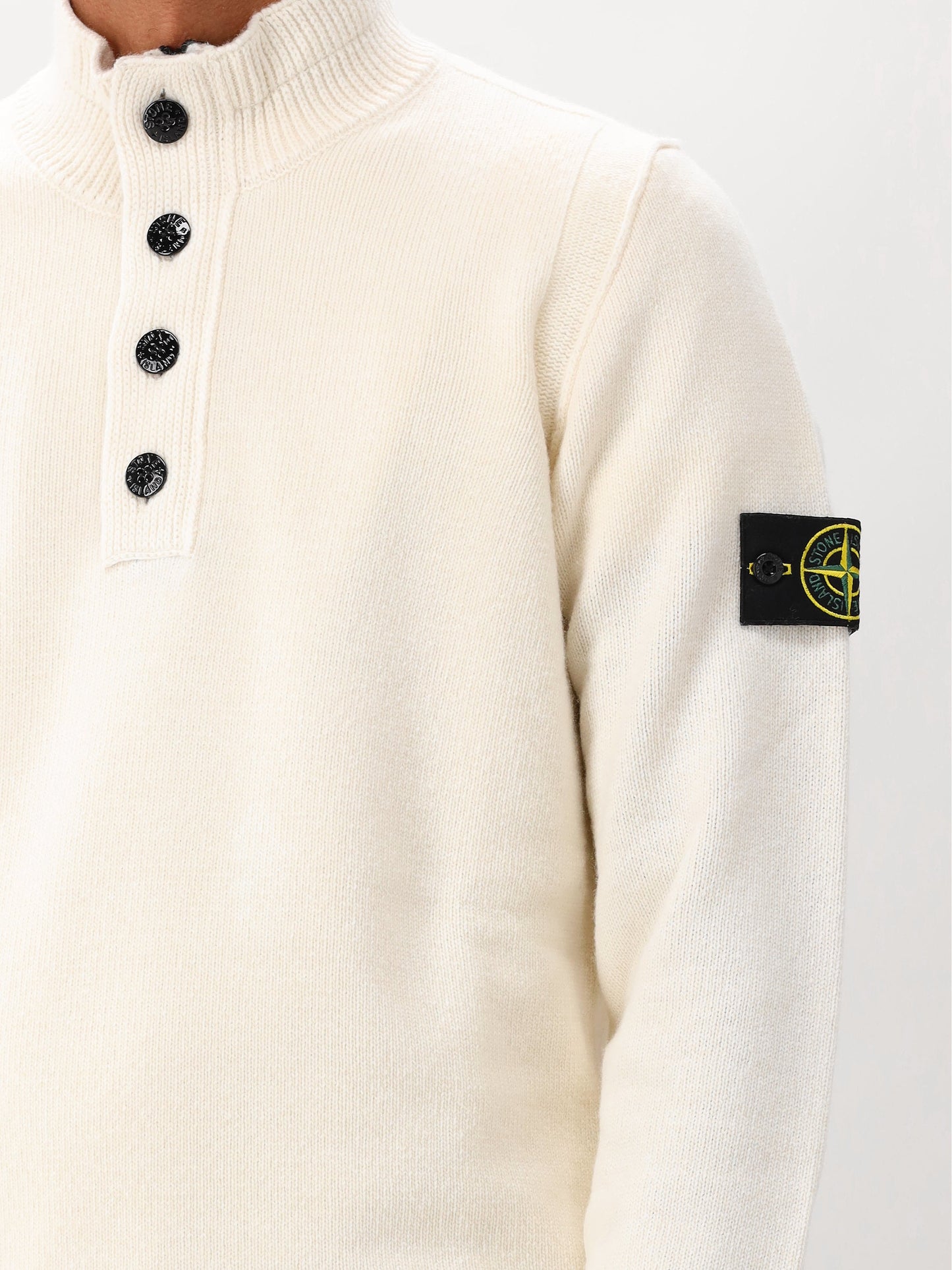 Stone Island Gebreide Trui Beige