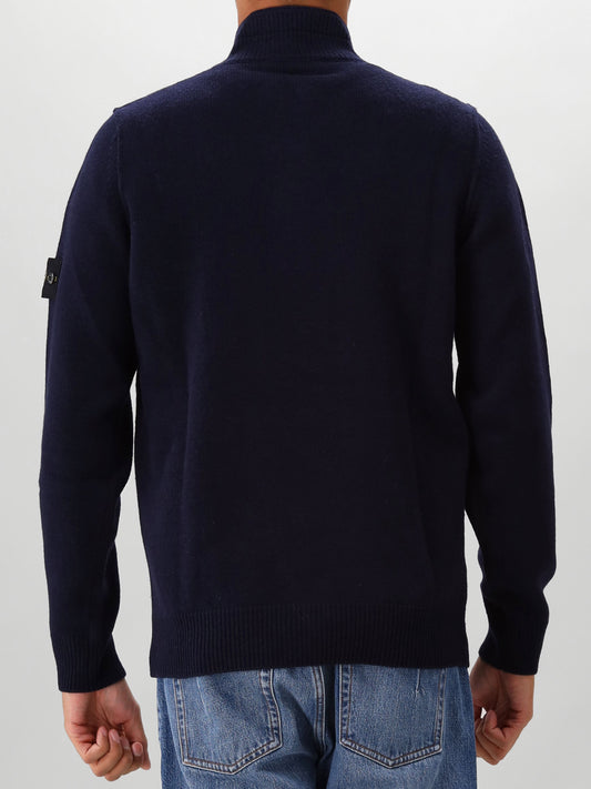 Stone Island Gebreide Trui Blauw