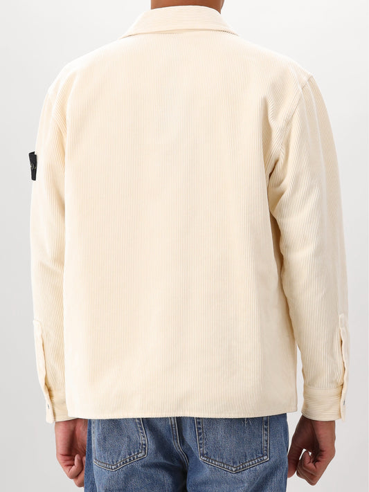 Stone Island Corduroy Overshirt Beige