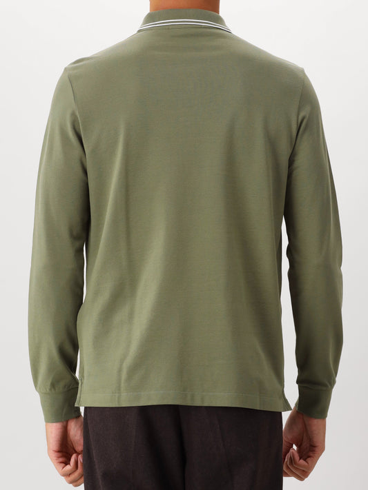 Stone Island Longsleeve Polo Green 2SL18