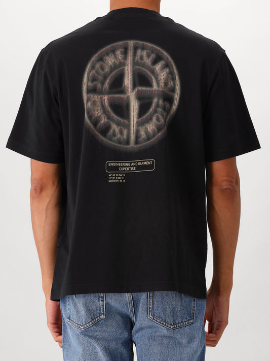 Stone Island T-shirt Zwart Expertise