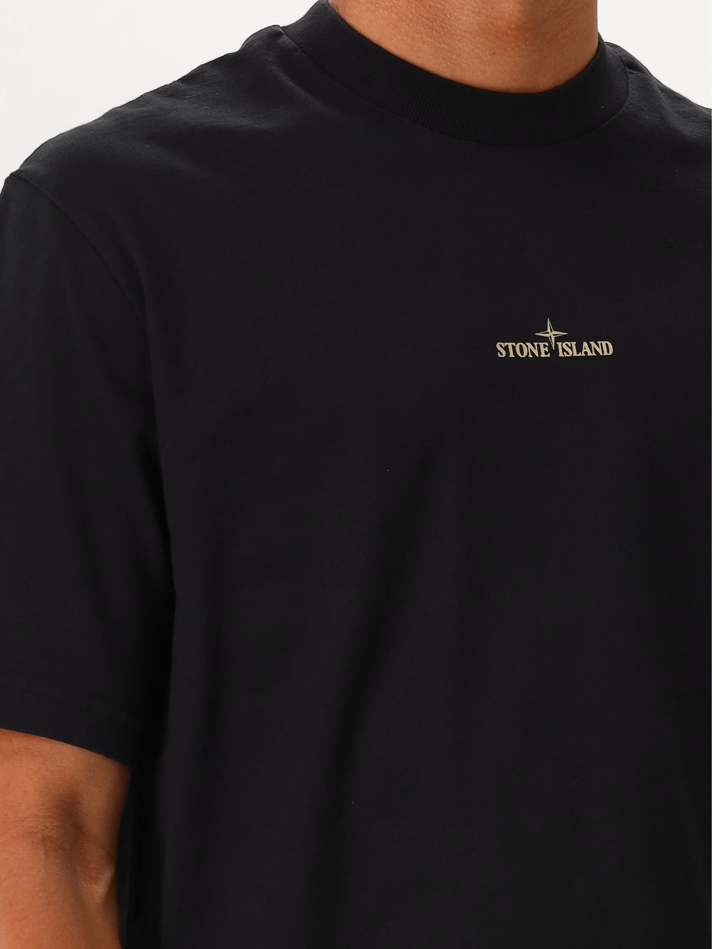 Stone Island T-shirt Zwart Expertise