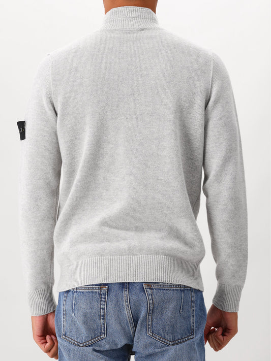 Stone Island Gebreide Trui Grijs