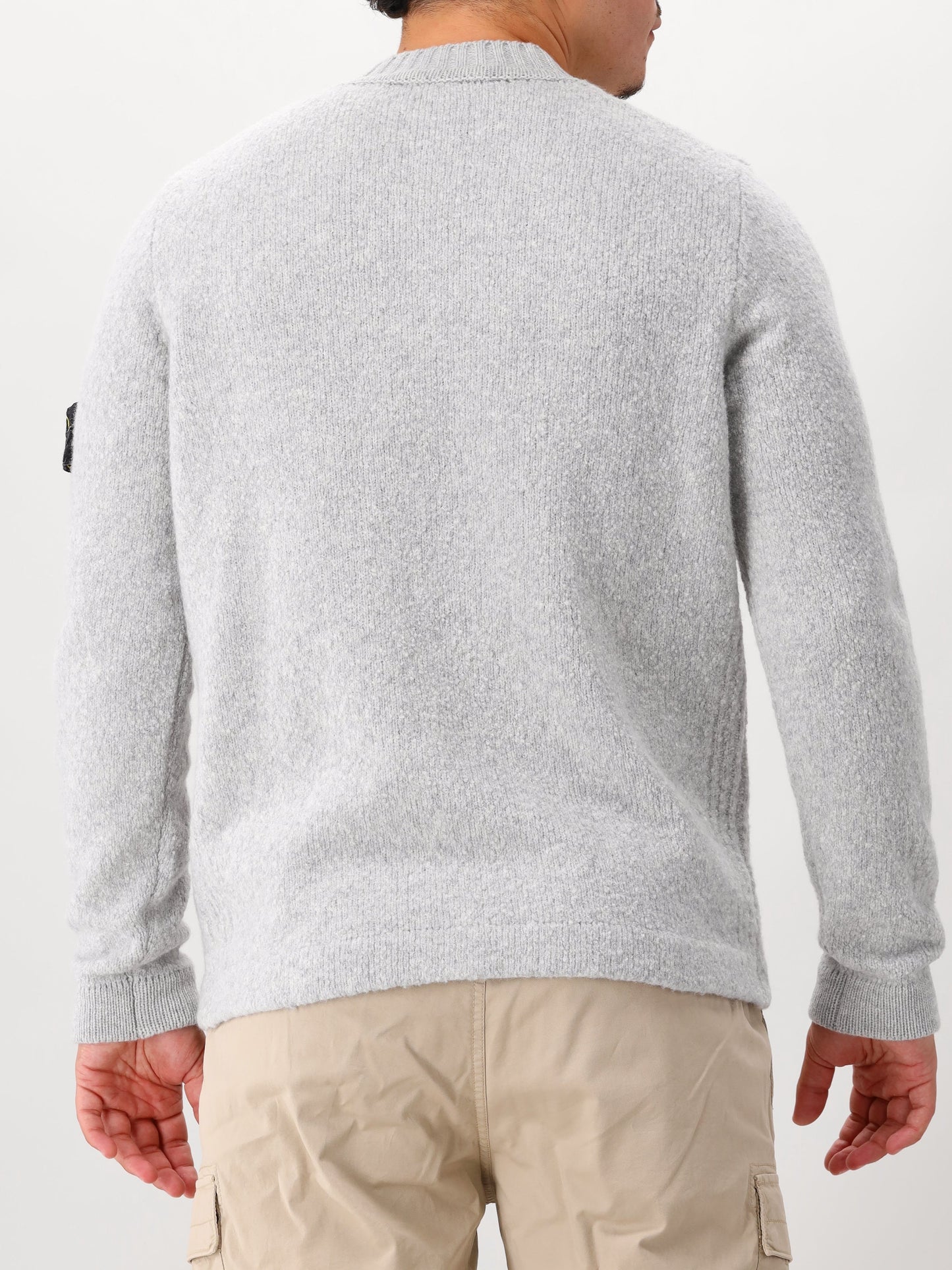 Stone Island Gebreide Trui Grijs