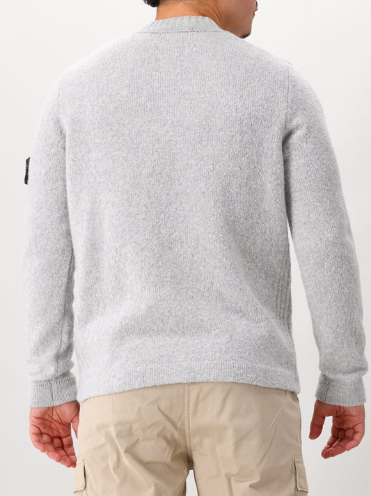 Stone Island Gebreide Trui Grijs