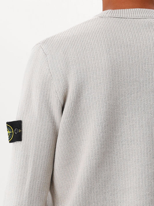 Stone Island Gebreide Trui Grijs